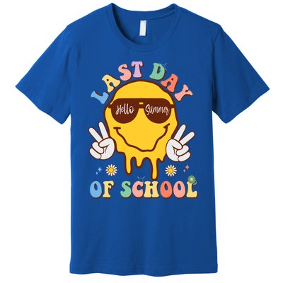 Sunglasses Happy Last Day Of School Graduate Hello Summer Cute Gift Premium T-Shirt