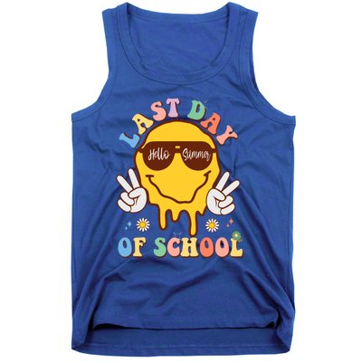 Sunglasses Happy Last Day Of School Graduate Hello Summer Cute Gift Tank Top