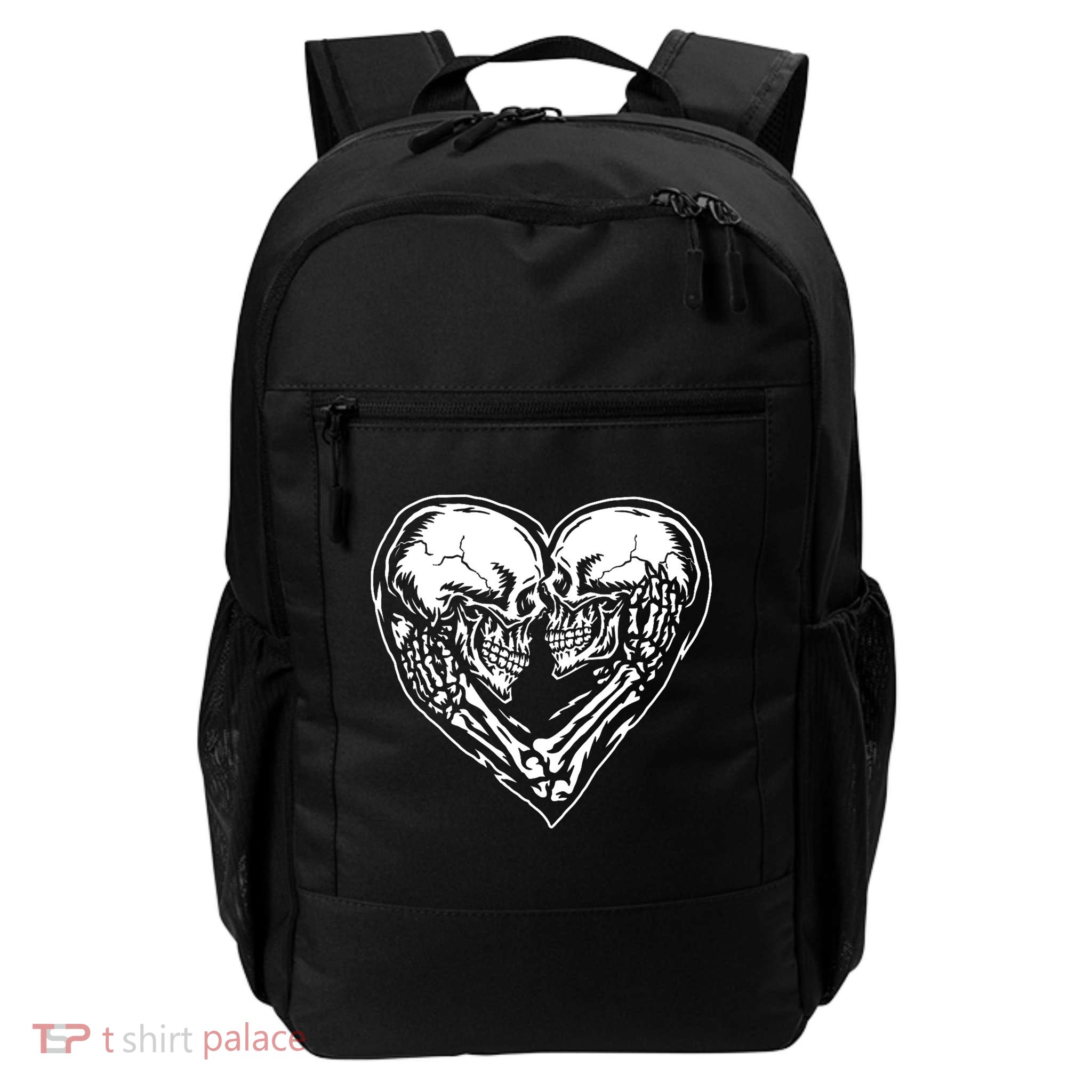 Skull Heart Love Daily Commute Backpack