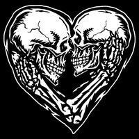 Skull Heart Love Visor