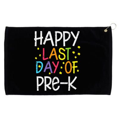 Stars Happy Last Day Of PreK School Teachers Grommeted Golf Towel