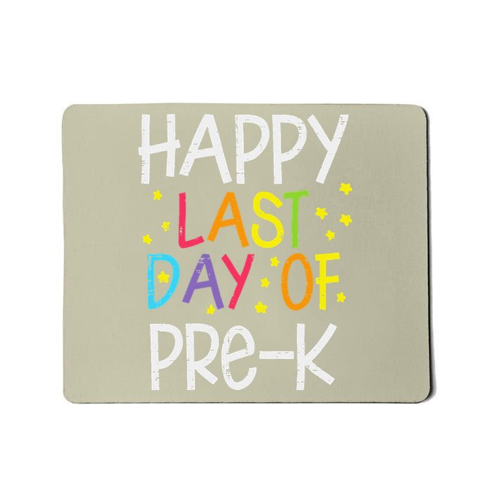 Stars Happy Last Day Of PreK School Teachers Mousepad