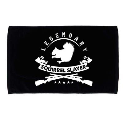 Squirrel Hunter Legendary Squirrel Slayer Squirrel Hunting Cool Gift Microfiber Hand Towel