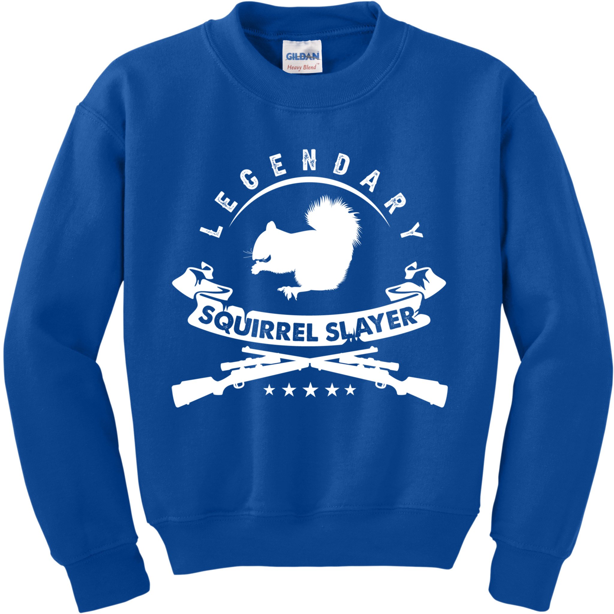 Squirrel Hunter Legendary Squirrel Slayer Squirrel Hunting Cool Gift Kids Sweatshirt