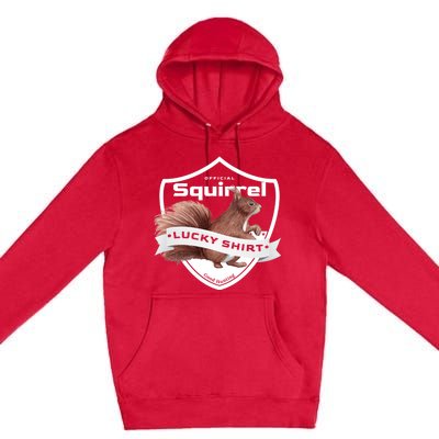 Squirrel Hunter Lucky Gift For Squirrel Hunting Funny Gift Premium Pullover Hoodie