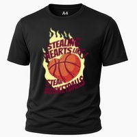 Stealing Hearts Like I Steal Basketballs Cooling Performance Crew T-Shirt