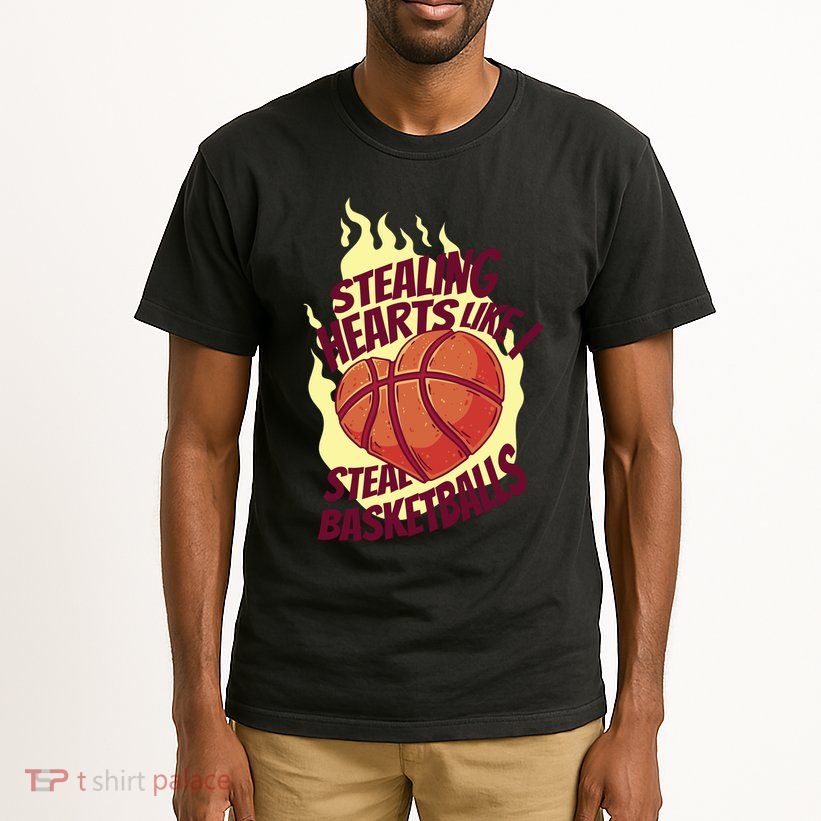 Stealing Hearts Like I Steal Basketballs Tall T-Shirt