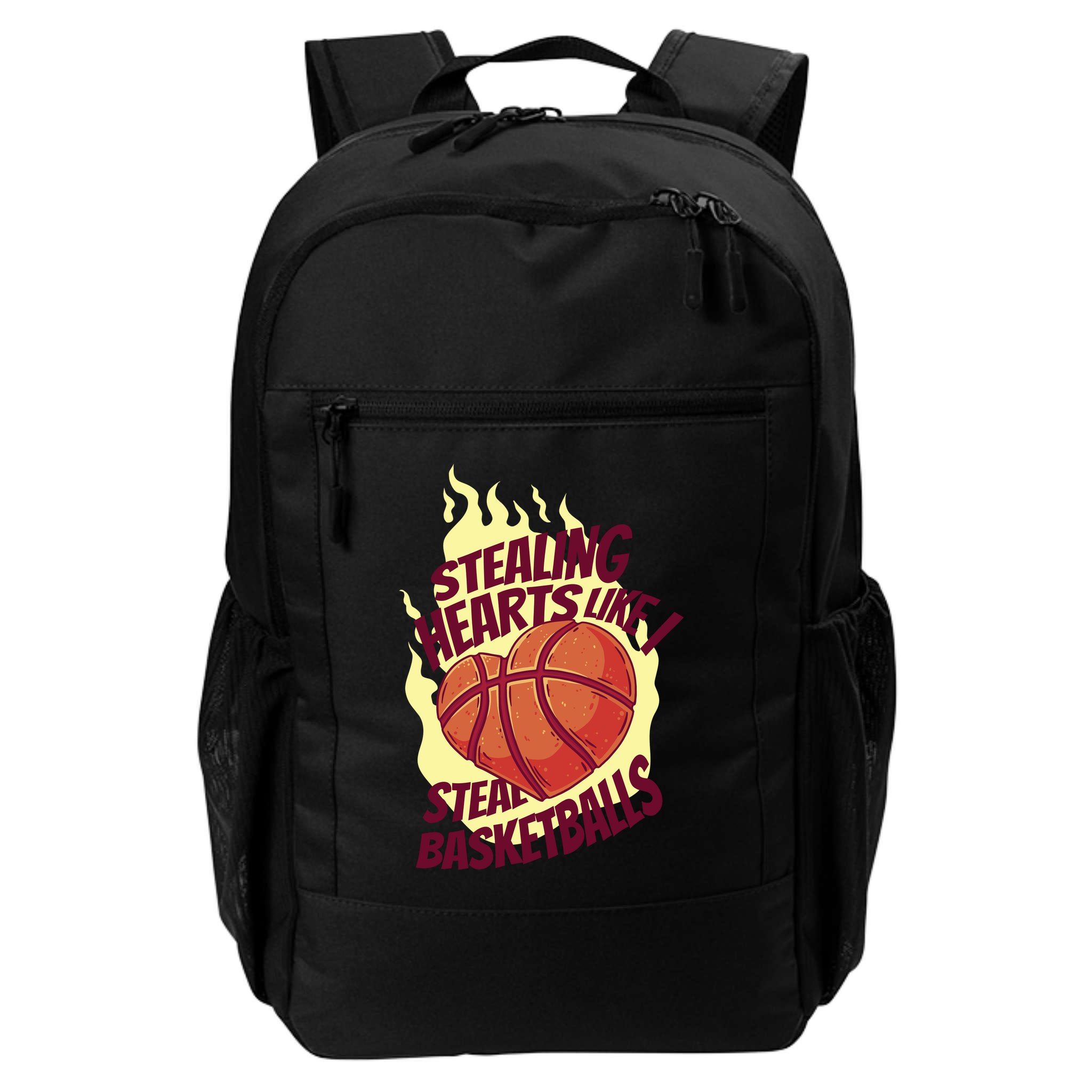 Stealing Hearts Like I Steal Basketballs Backpack