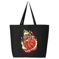 Stealing Hearts Like I Steal Basketballs 25L Jumbo Tote