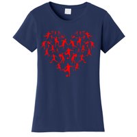 Soccer Heart Love Valentines Day Women's T-Shirt