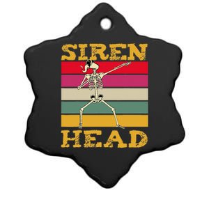 Siren Head Mystical Funny Dabbing Scary Creepy Halloween Ceramic Star Ornament