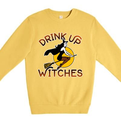 Sexy Halloween Meaningful Gift Up Witches Gift Premium Crewneck Sweatshirt