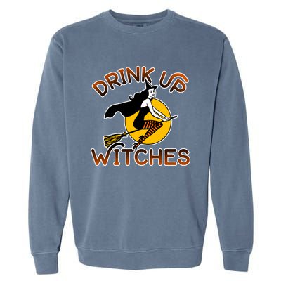 Sexy Halloween Meaningful Gift Up Witches Gift Garment-Dyed Sweatshirt