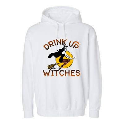 Sexy Halloween Meaningful Gift Up Witches Gift Garment-Dyed Fleece Hoodie