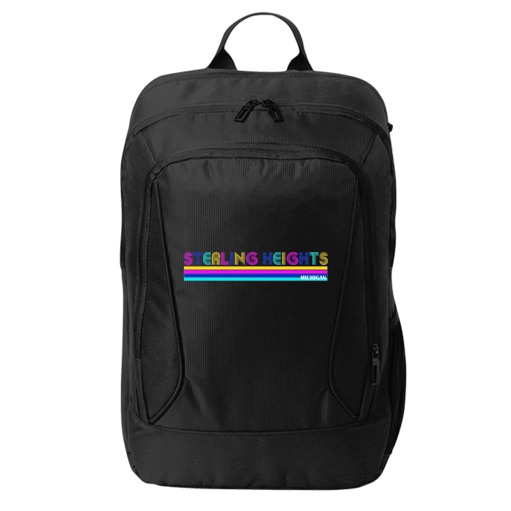 Sterling Heights Michigan Retro City Backpack