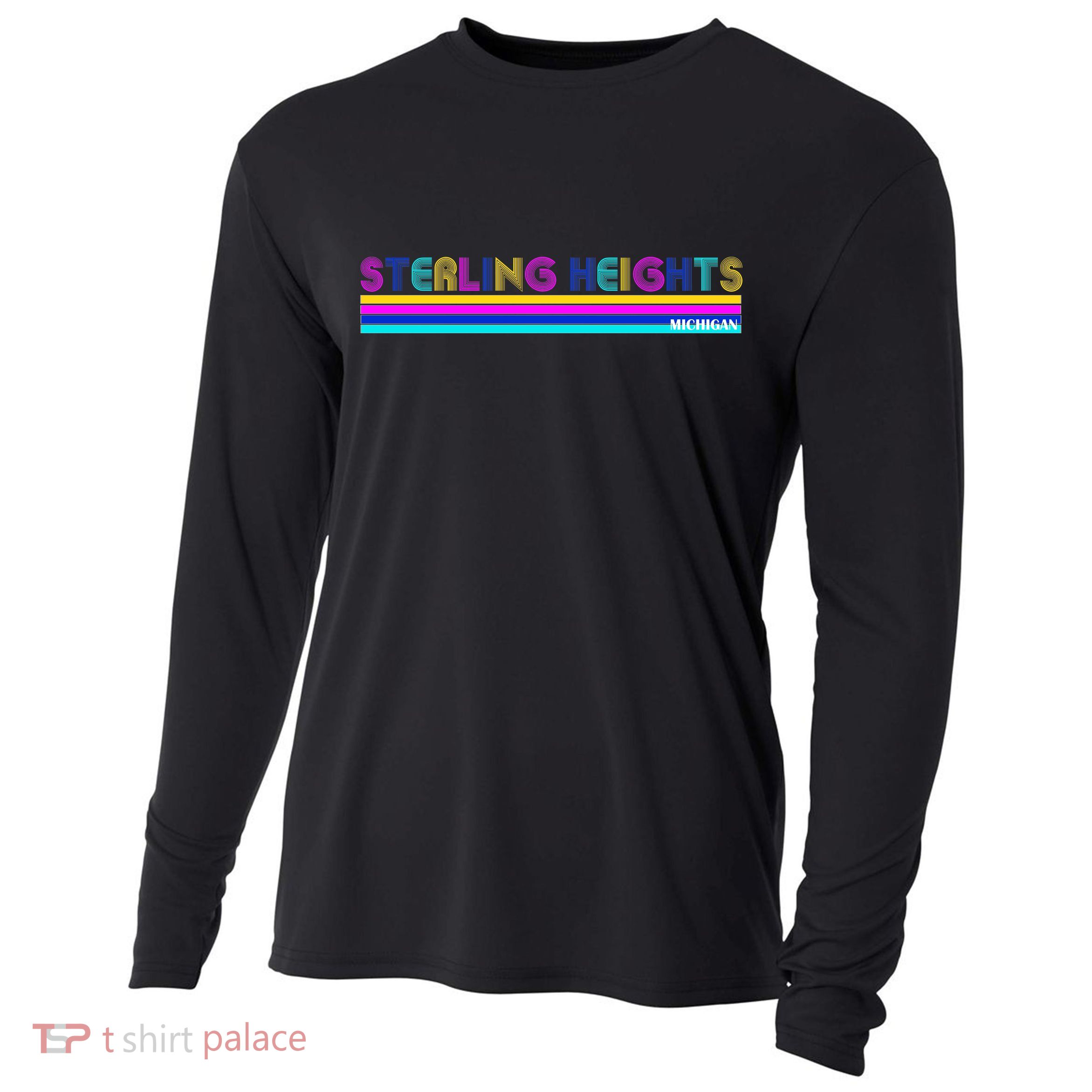 Sterling Heights Michigan Retro Cooling Performance Long Sleeve Crew