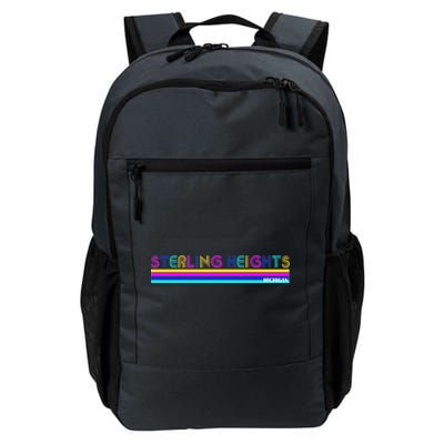Sterling Heights Michigan Retro Backpack