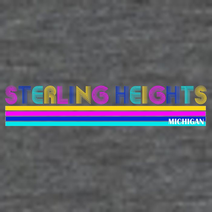Sterling Heights Michigan Retro Backpack