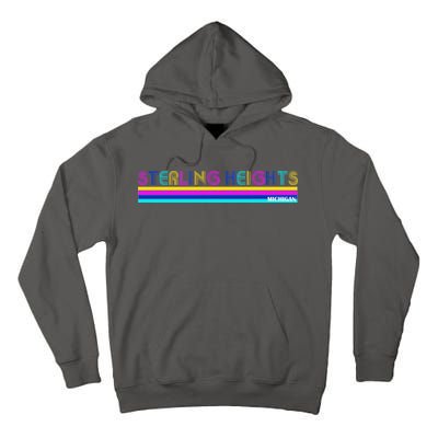 Sterling Heights Michigan Retro Tall Hoodie