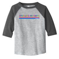 Sterling Heights Michigan Retro Toddler Fine Jersey T-Shirt