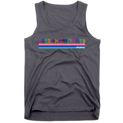 Sterling Heights Michigan Retro Tank Top