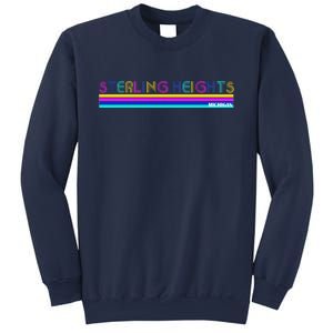 Sterling Heights Michigan Retro Sweatshirt