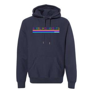 Sterling Heights Michigan Retro Premium Hoodie