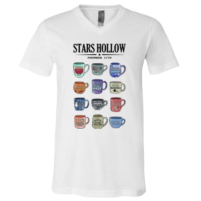 Stars Hollow Mugs V-Neck T-Shirt