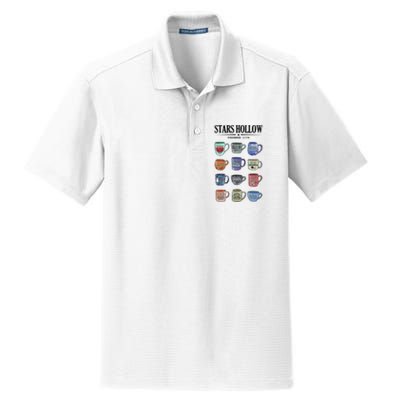 Stars Hollow Mugs Dry Zone Grid Polo