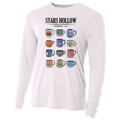 Stars Hollow Mugs Cooling Performance Long Sleeve Crew