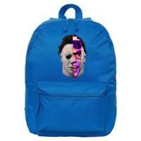 Scary Halloween Mask And Knife 16 in Basic Backpack