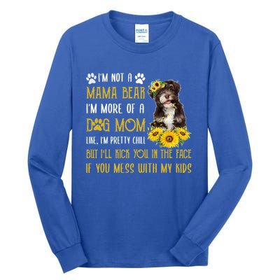 Sunflower Havanese Mom Mothers Day Dog Mom Gift Tall Long Sleeve T-Shirt