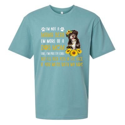 Sunflower Havanese Mom Mothers Day Dog Mom Gift Sueded Cloud Jersey T-Shirt