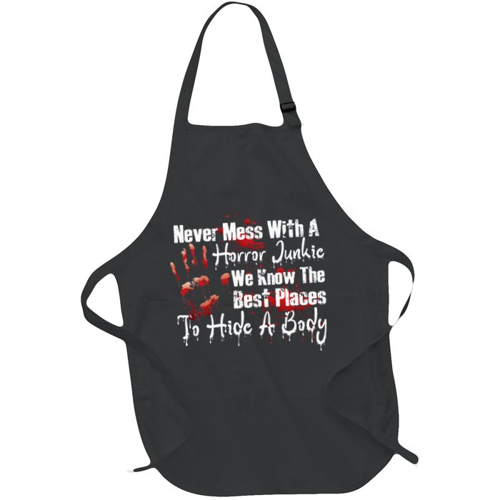 Scary Horror Movie Mess With A Horror Movie Junkie Apron