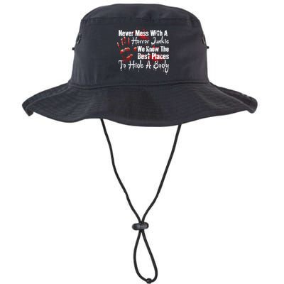 Scary Horror Movie Mess With A Horror Movie Junkie Bucket Hat