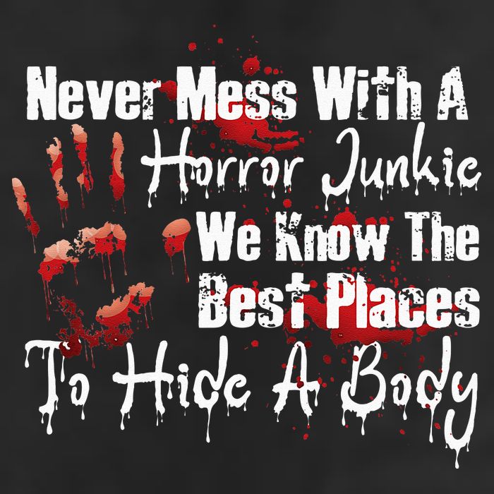 Scary Horror Movie Mess With A Horror Movie Junkie Golf Towel