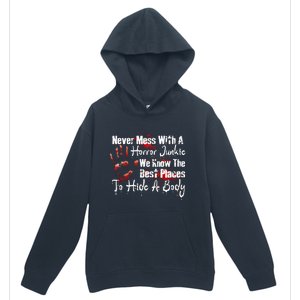 Scary Horror Movie Mess With A Horror Movie Junkie Urban Pullover Hoodie