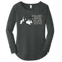 Siberian Husky Mom And Dad Gift Men Women Gift Women's Perfect Tri Tunic Long Sleeve Shirt