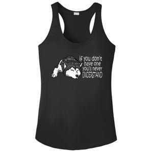 Siberian Husky Mom And Dad Gift Men Women Gift Ladies PosiCharge Competitor Racerback Tank