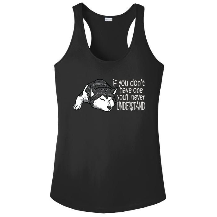 Siberian Husky Mom And Dad Gift Men Women Gift Ladies PosiCharge Competitor Racerback Tank