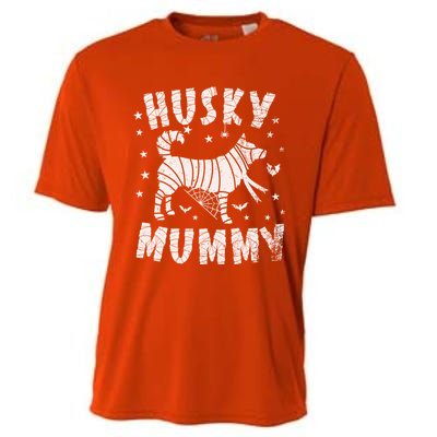 Siberian Husky Mummy Halloween Cool Gift Cooling Performance Crew T-Shirt