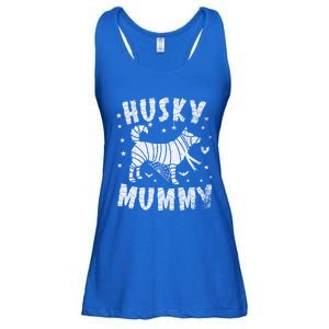 Siberian Husky Mummy Halloween Cool Gift Ladies Essential Flowy Tank