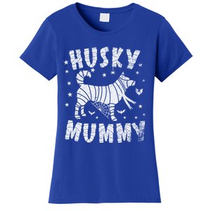 Siberian Husky Mummy Halloween Cool Gift Women's T-Shirt