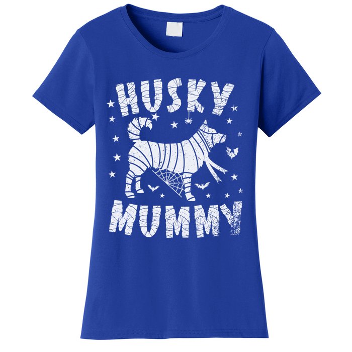 Siberian Husky Mummy Halloween Cool Gift Women's T-Shirt