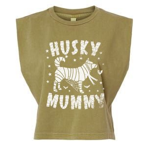 Siberian Husky Mummy Halloween Cool Gift Garment-Dyed Women's Muscle Tee