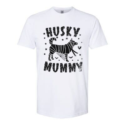 Siberian Husky Mummy Halloween Cool Gift Softstyle CVC T-Shirt