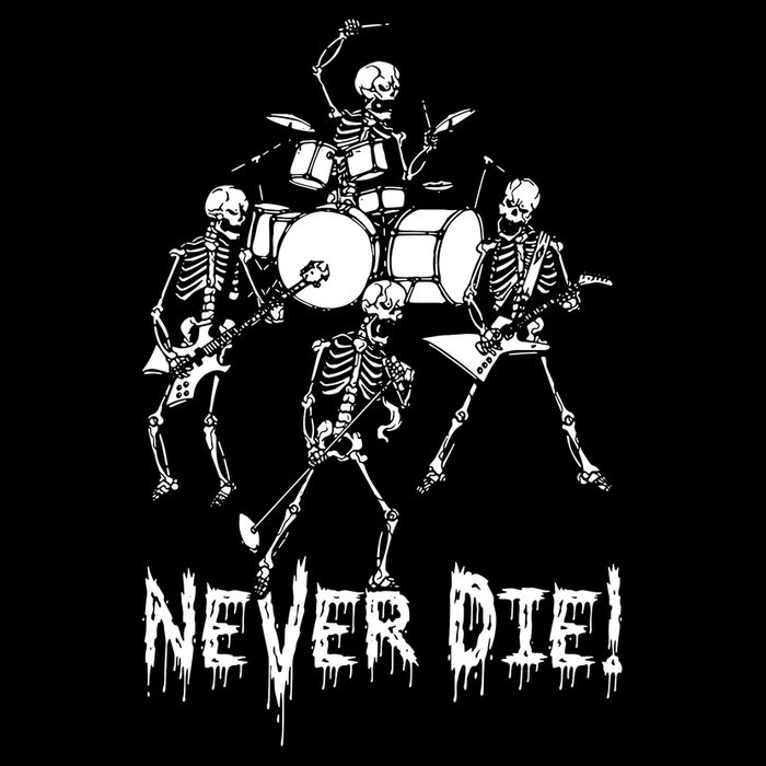 Skeleton Heavy Metal Band Doggie Tank