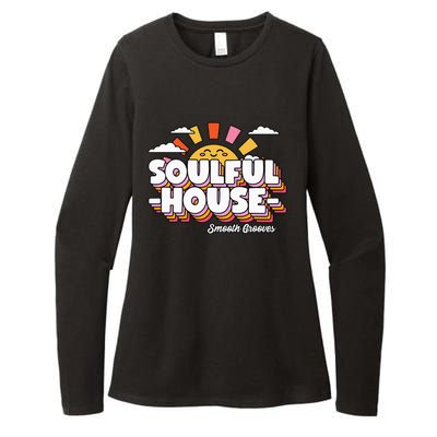 Soulful House Music Deep House Womens CVC Long Sleeve Shirt