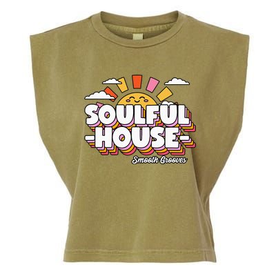 Soulful House Music Deep House Garment-Dyed Women's Muscle Tee