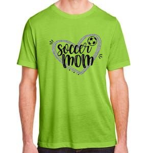 Soccer Heart Mom Soccer Soccer Mom Gift Adult ChromaSoft Performance T-Shirt